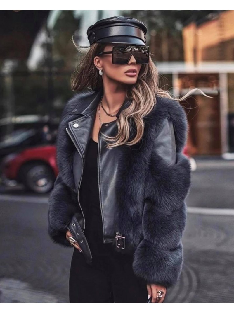 Accueil MANTEAU FEMME VESTE PERFECTO CUIR FOURRURE RENARD NOIR PREMIUM -- HouseOfPeople.fr Accueil MANTEAU FEMME VESTE PERFECTO CUIR FOURRURE RENARD NOIR PREMIUM -- HouseOfPeople.fr