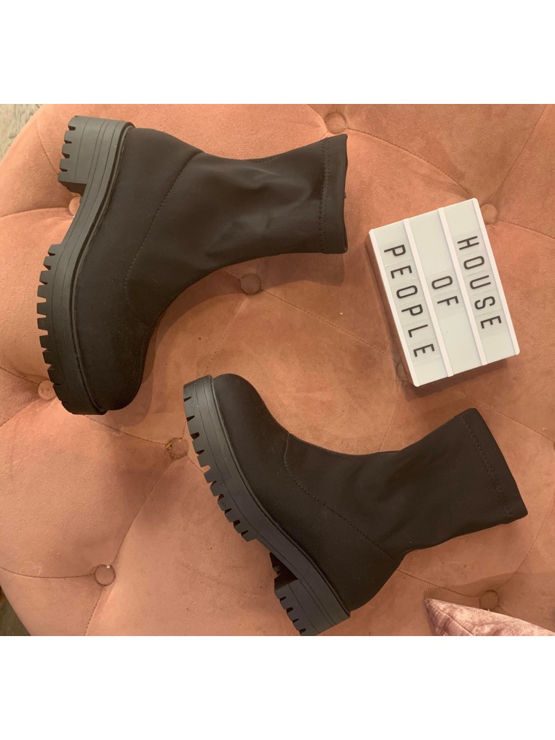 Accueil Chaussures pour femme bottes bottines lycra noir destockage en taille 37 -- HouseOfPeople.fr
