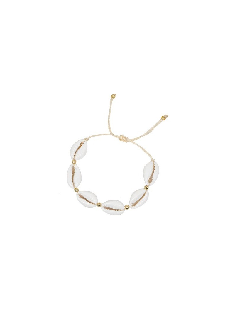 Accueil Bracelet coquillage BLANC -- HouseOfPeople.fr