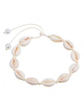 Accueil COLLIER COQUILLAGE BEIGE ET PERLE -- HouseOfPeople.fr